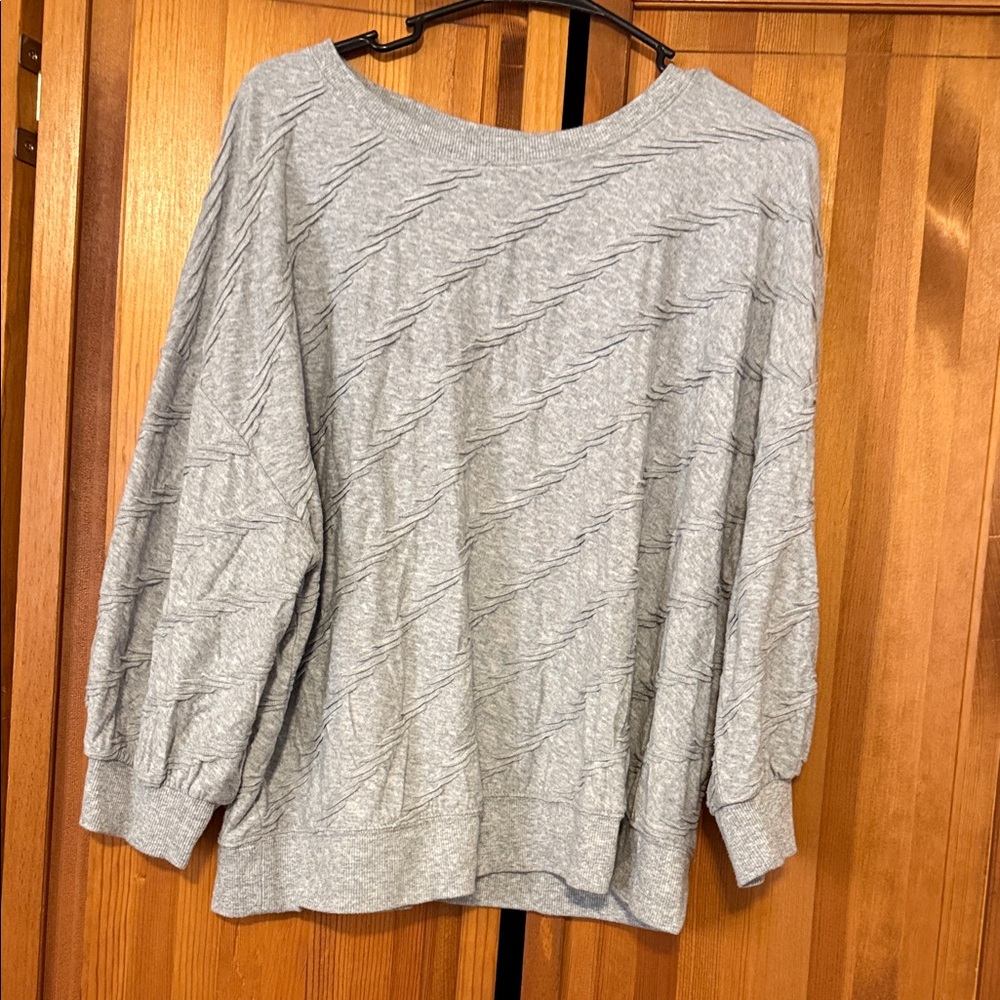 Gray Textured shirt